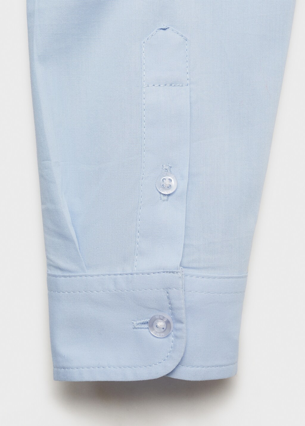 100% cotton dress shirt - Sky Blue