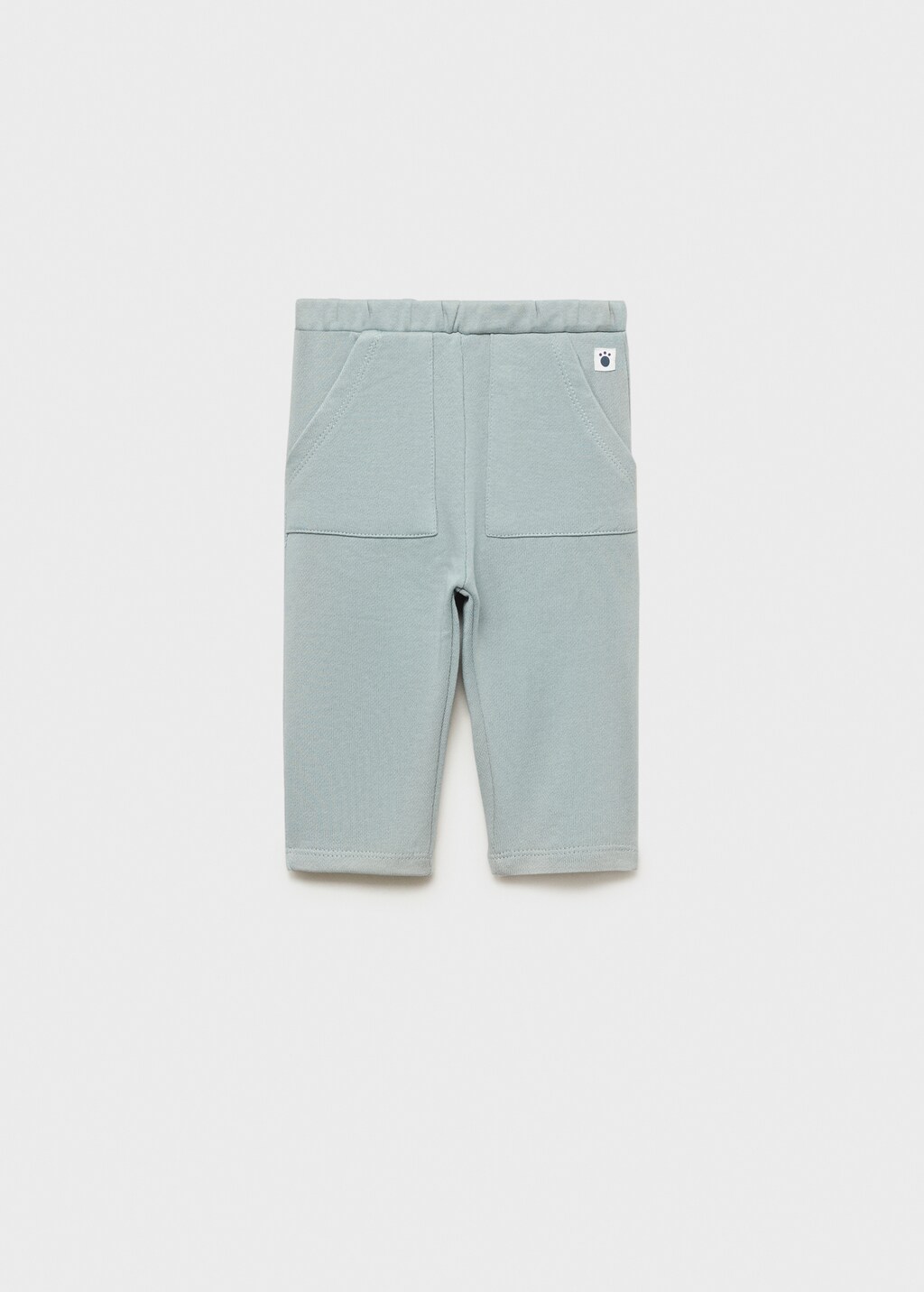Knit jogger-style trousers - Aqua Green