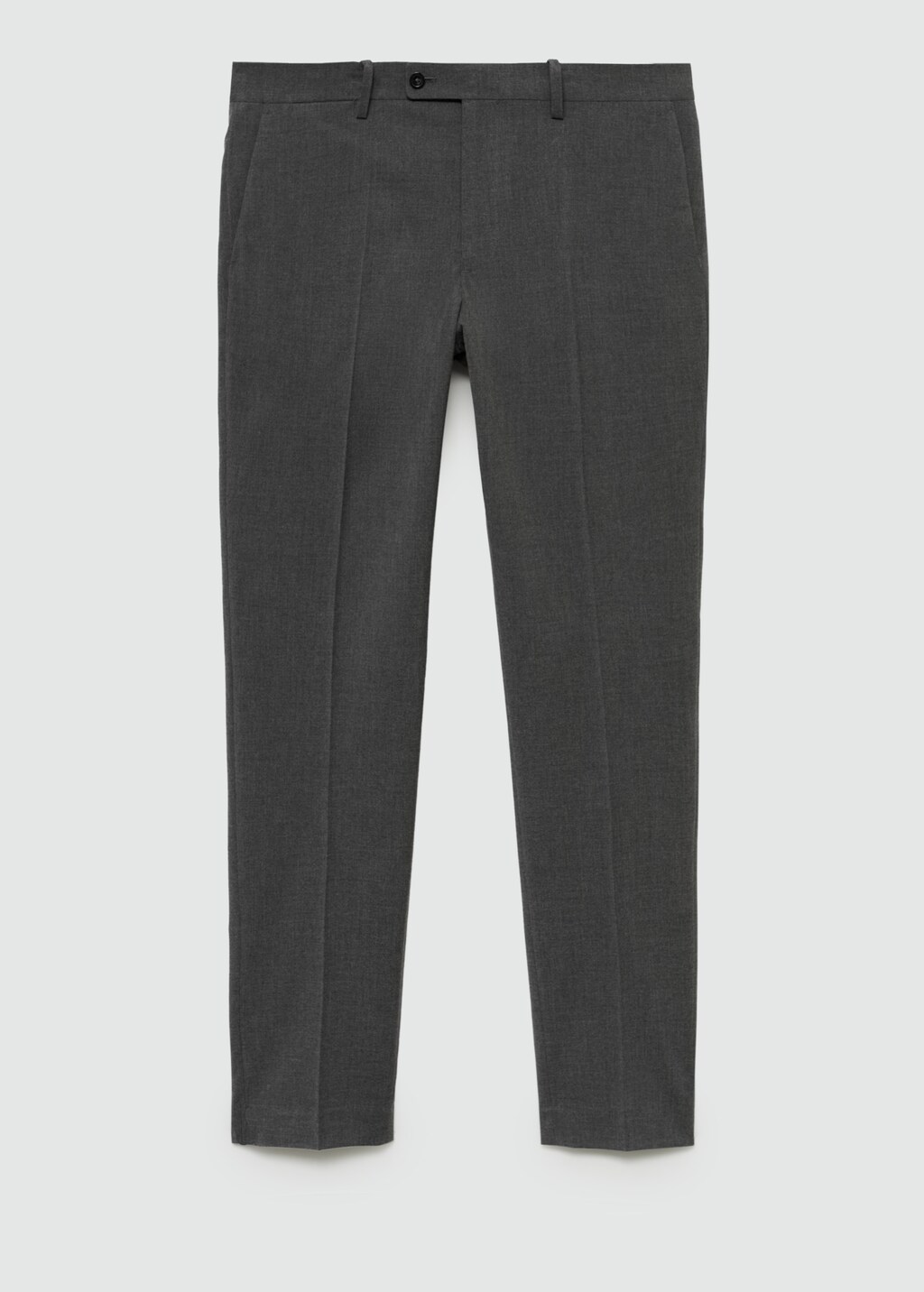 Stretch-fabric slim-fit suit trousers - Dark Navy