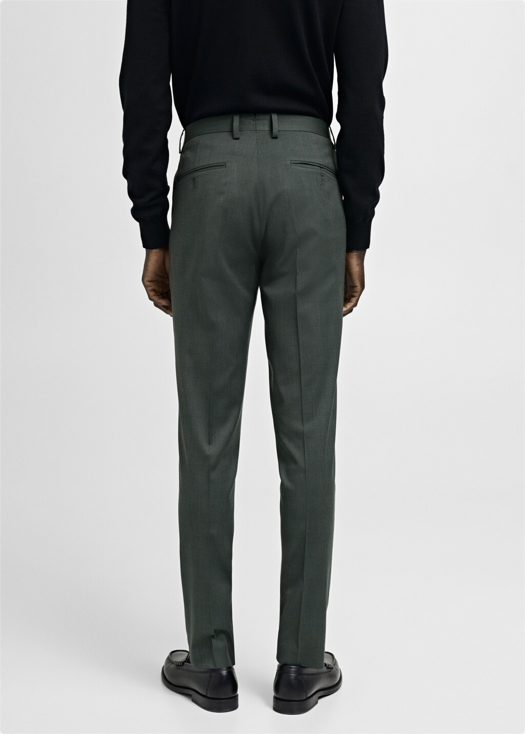 Milan slim-fit suit trousers - Grey