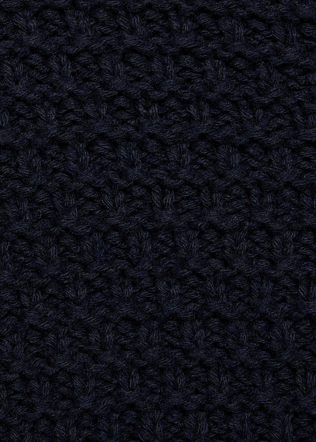 Double-breasted knitted jacket - Navy