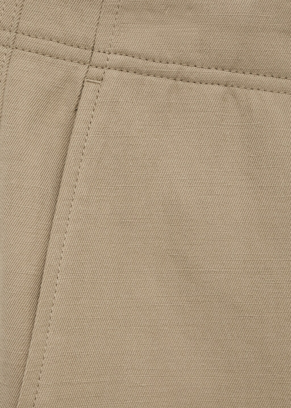 Regular-fit linen trousers - Beige