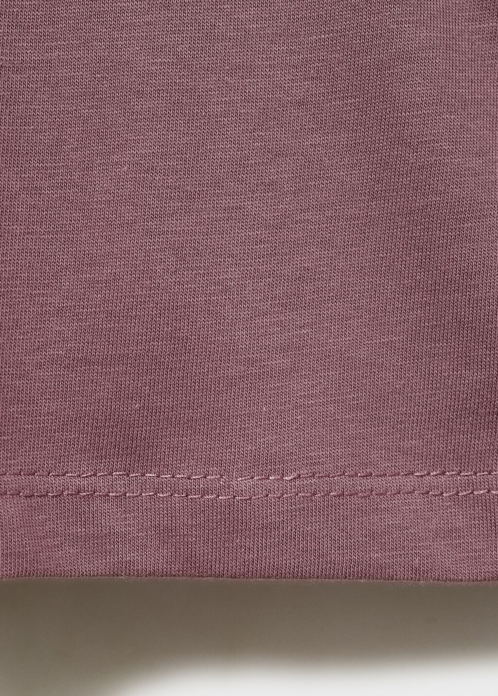 Message cotton T-shirt - Cherry