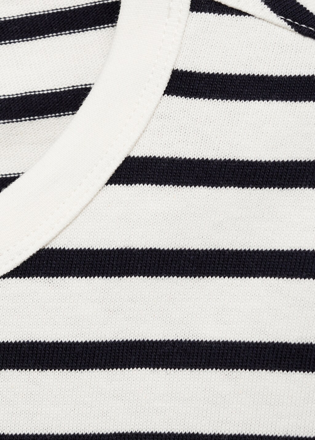 Striped 100% cotton t-shirt - Burgundy