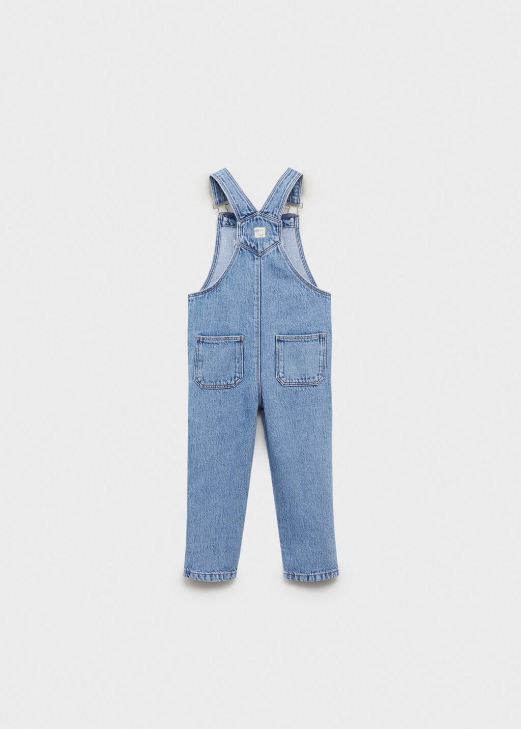 Long denim overalls with pocket - Light Blue