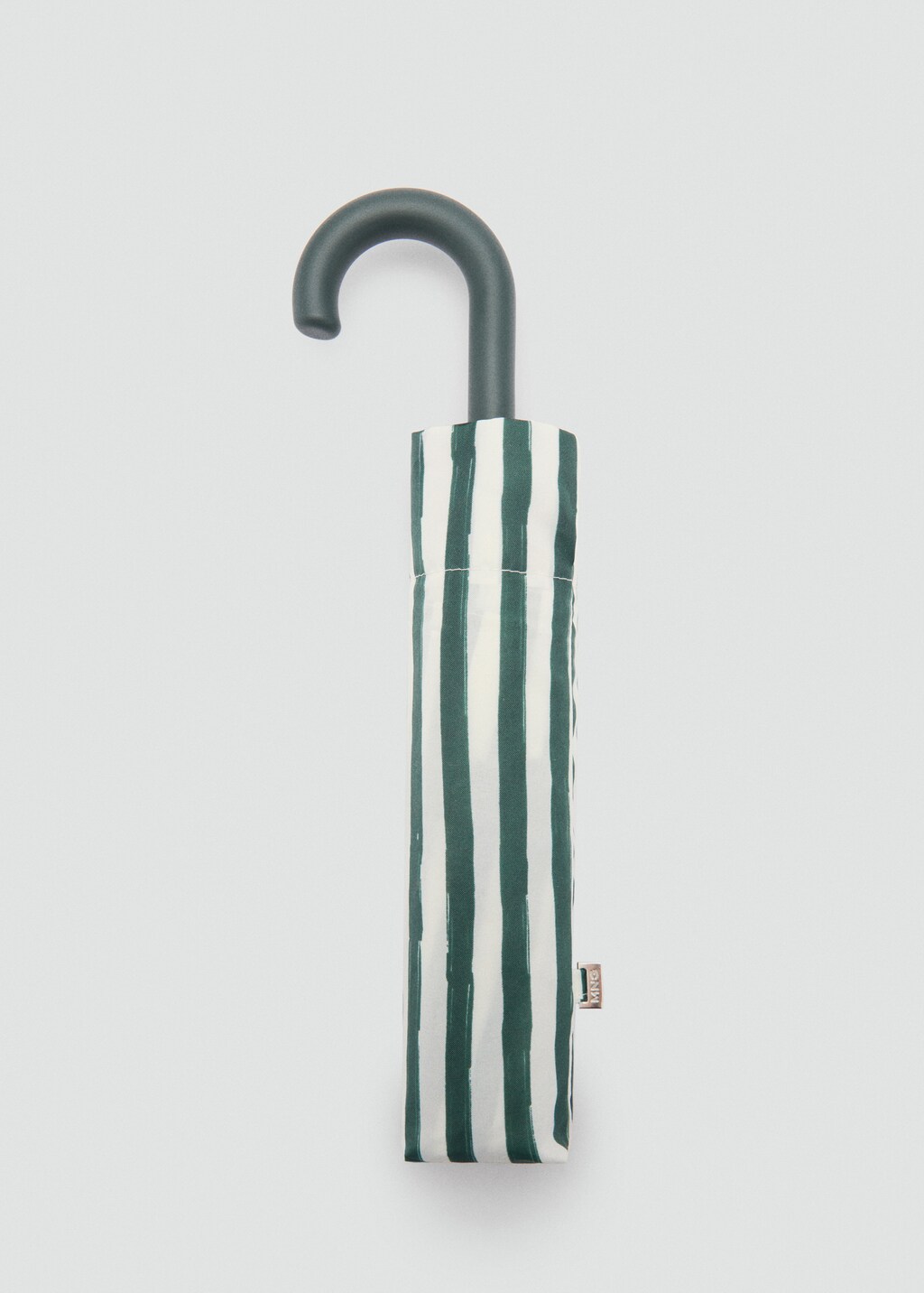 Stripe-printed umbrella - Green