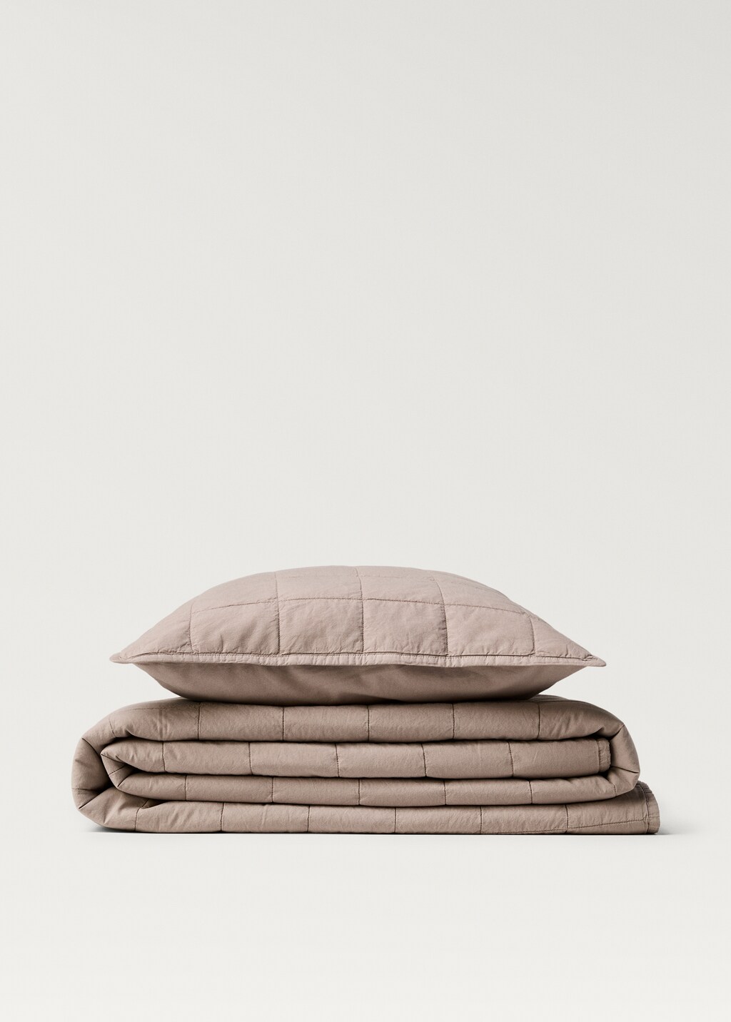 Quilt set marco - Light/Pastel Grey