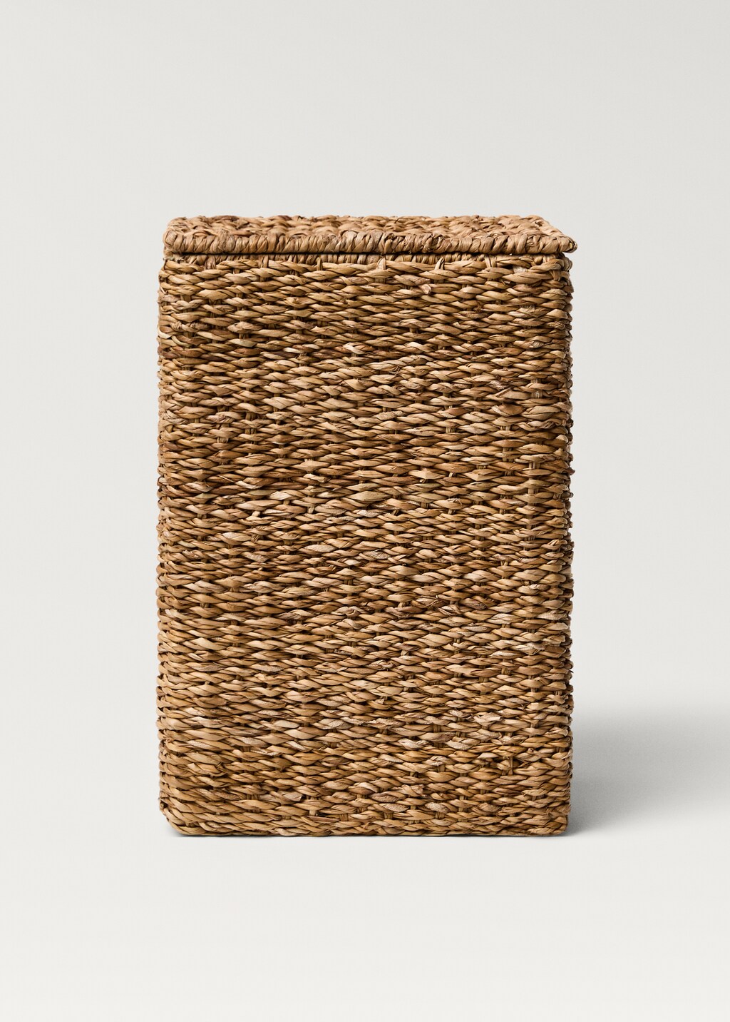 Seagrass basket with lid - Brown