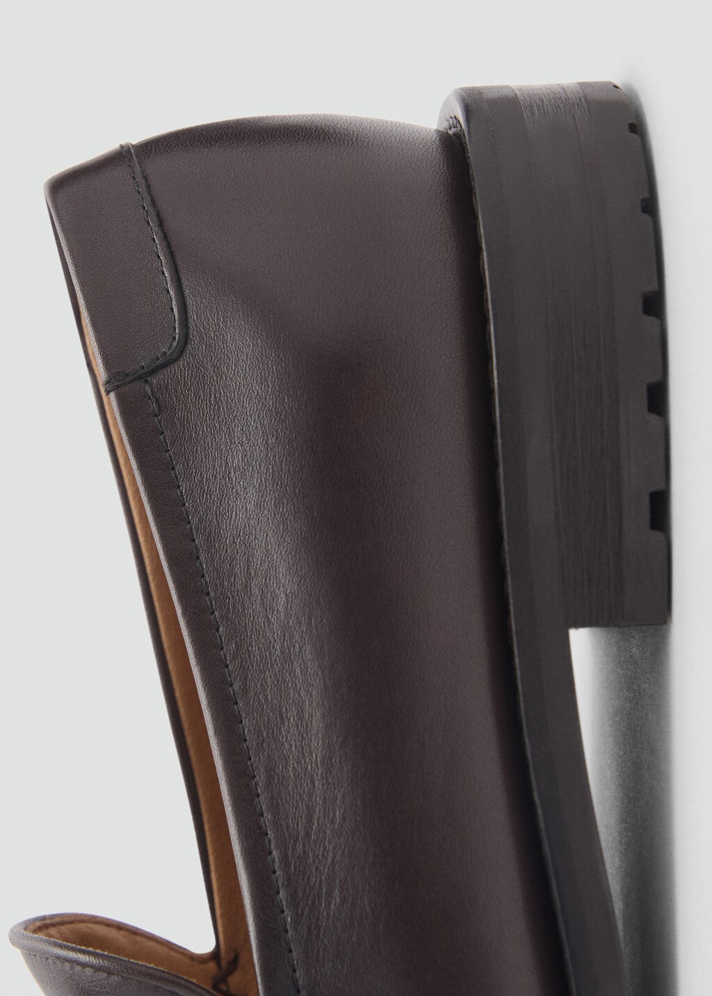 Leather loafers - Brown