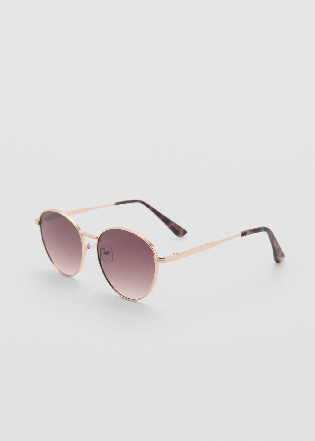Metallic frame sunglasses - Gold