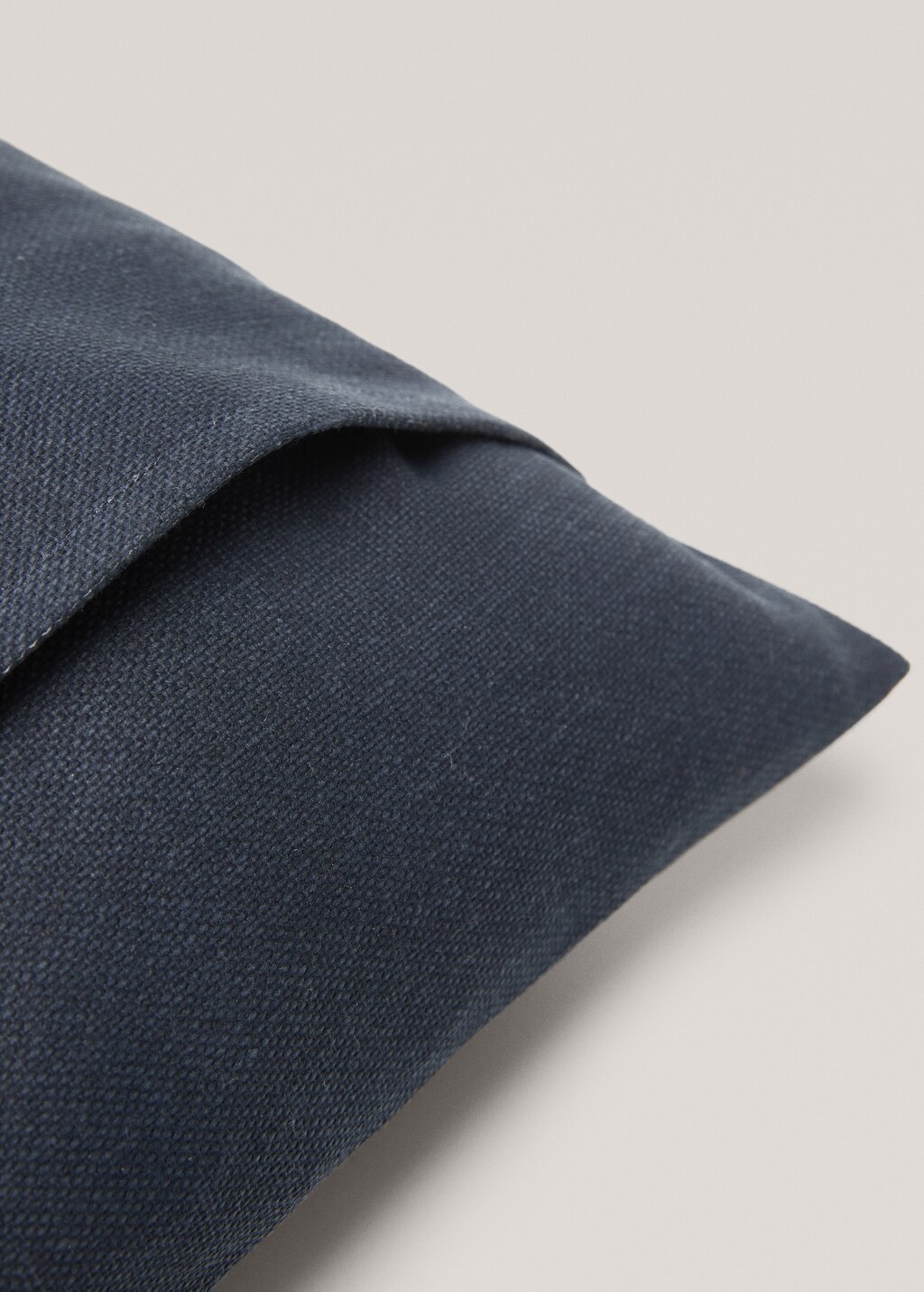 100% cotton striped cushion cover 45x45cm - Off White