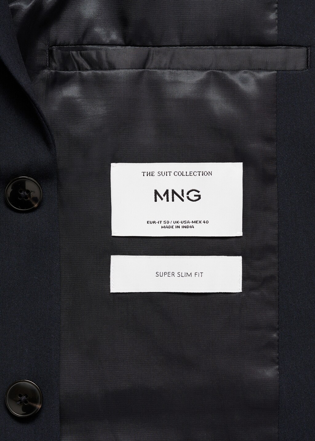 Super slim-fit suit jacket in stretch fabric - Grey