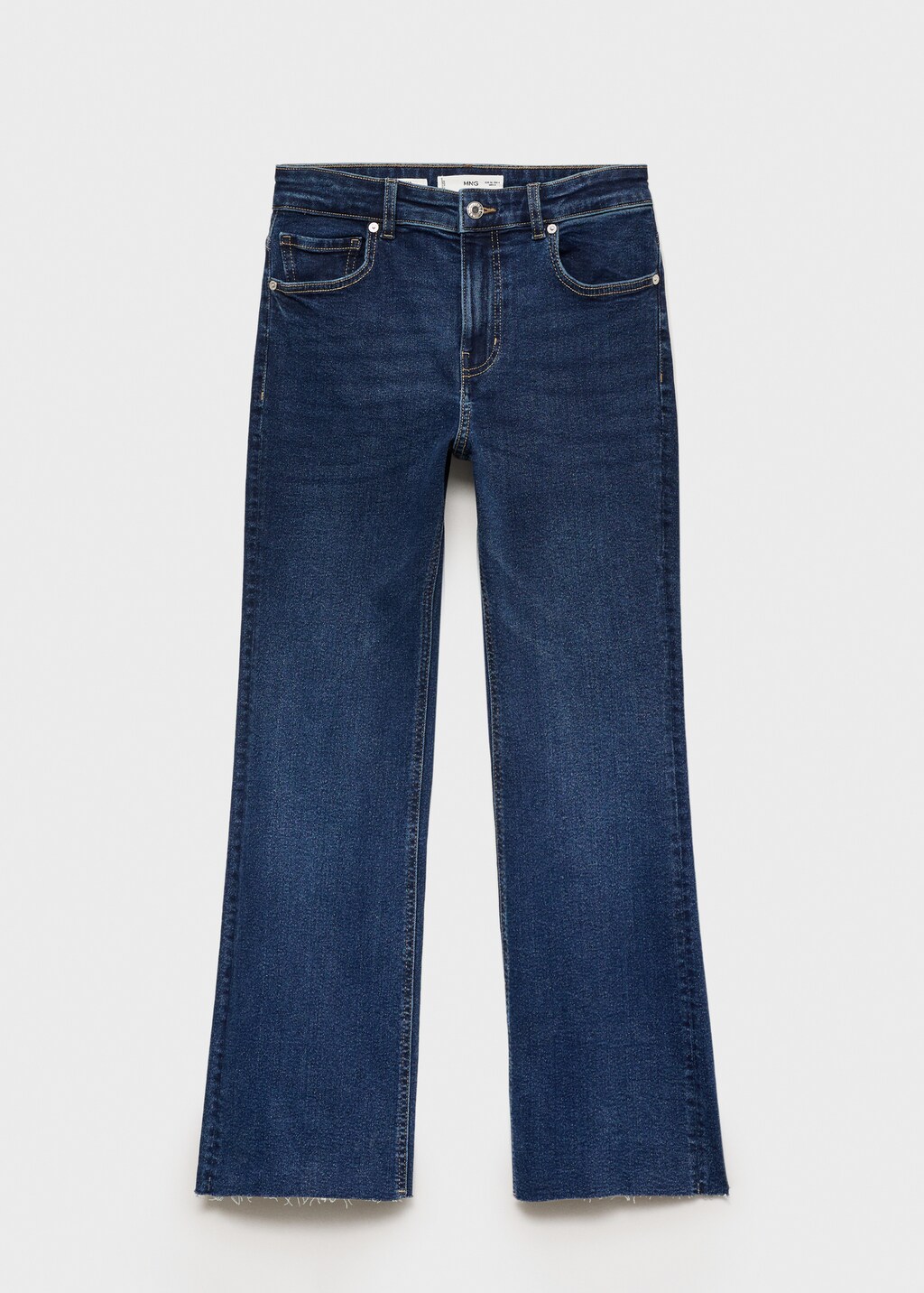 Sienna waxed flared cropped jeans - Black