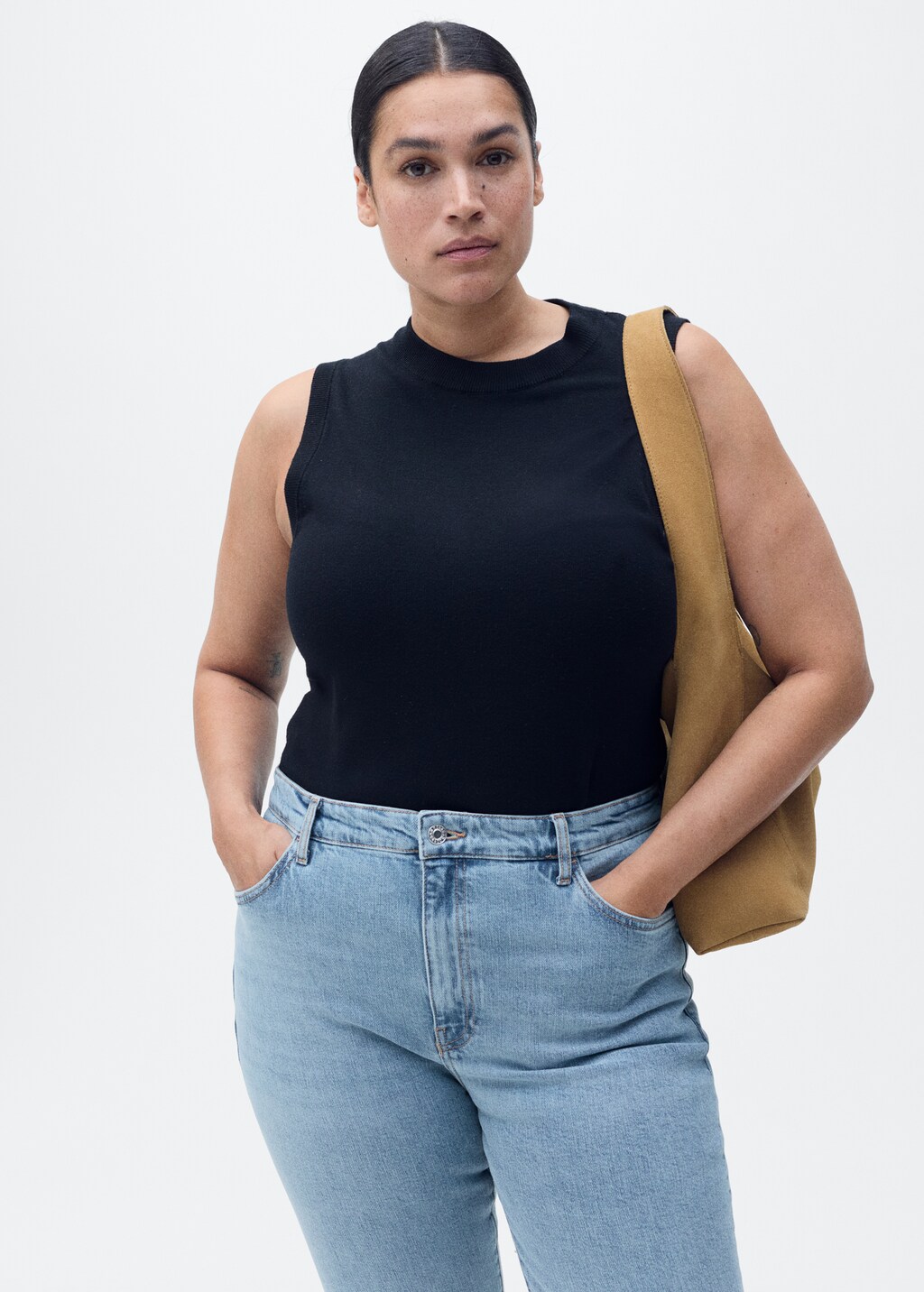 Claudia slim-fit cropped jeans - Open Grey