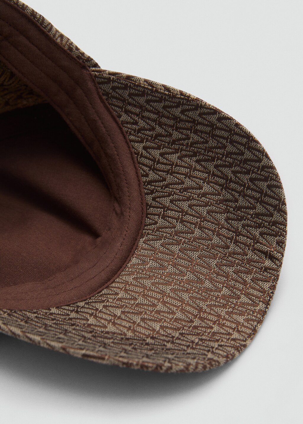 Cap with printed mango logo - Beige