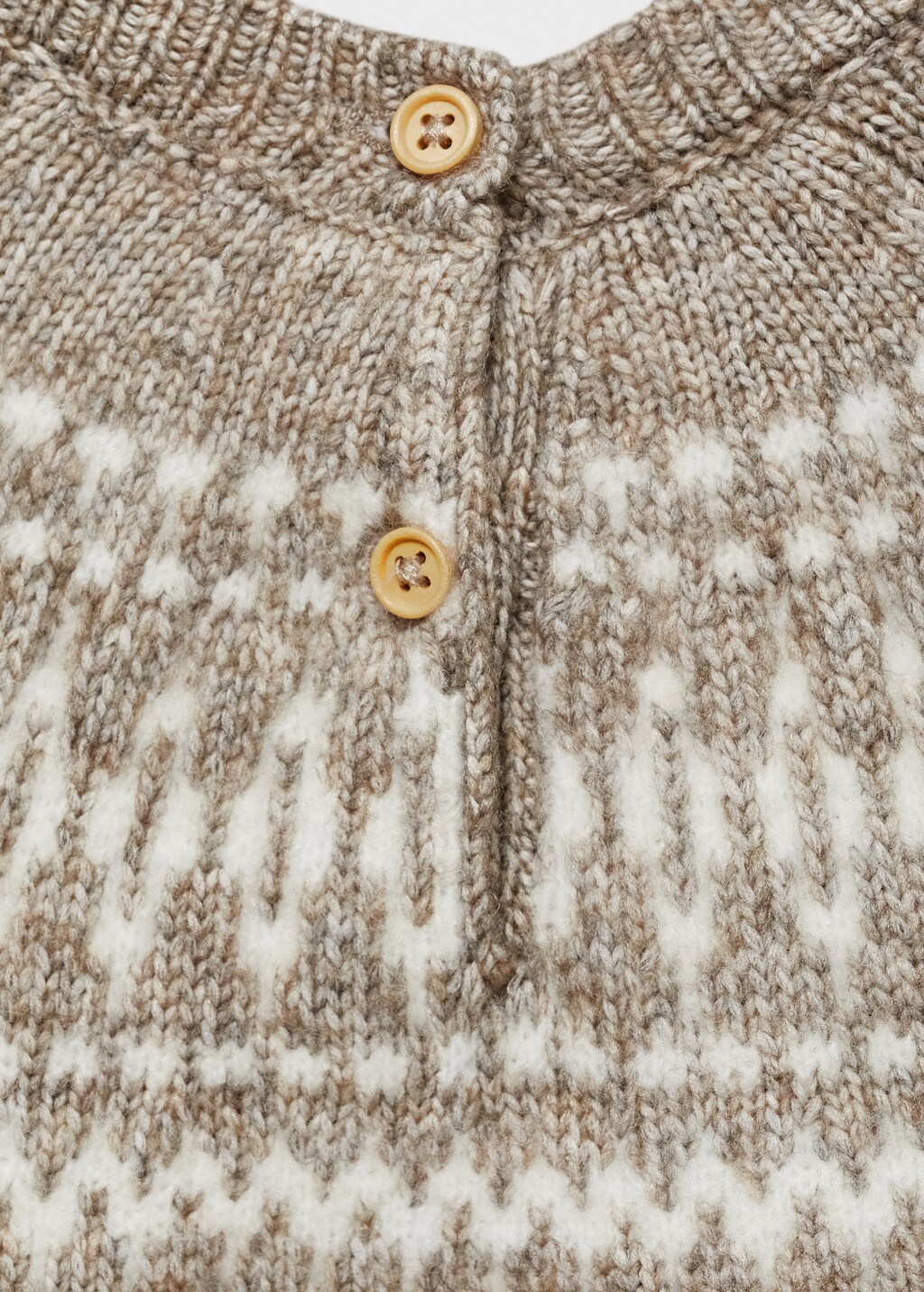 Jacquard jumpsuit - Medium Brown