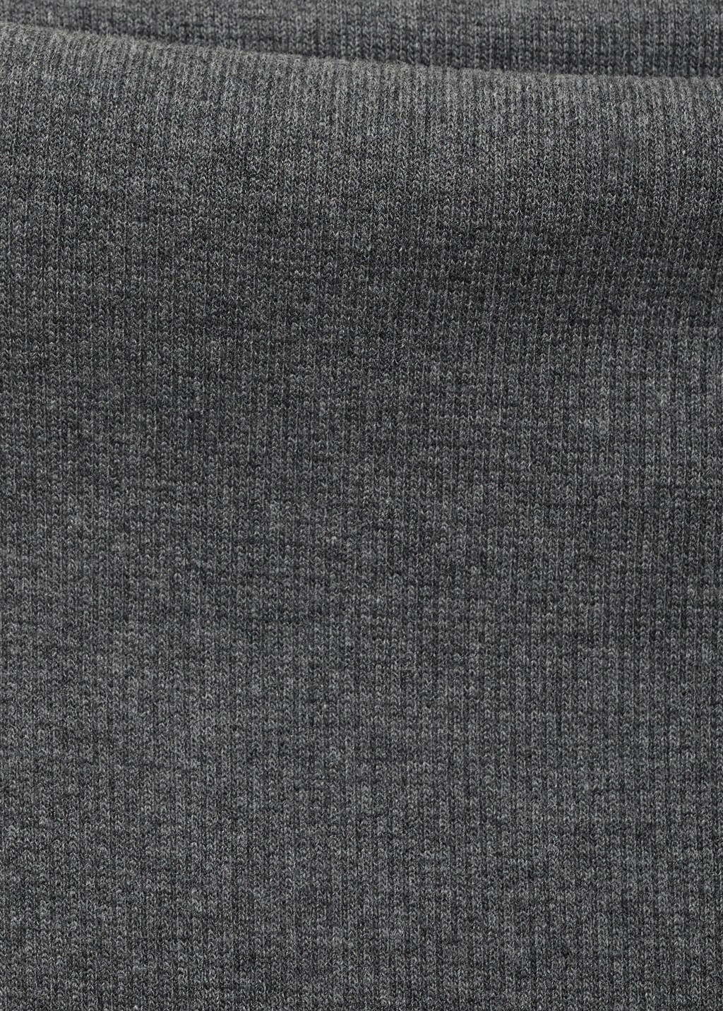 Flared trousers with turn-up waist - Grey