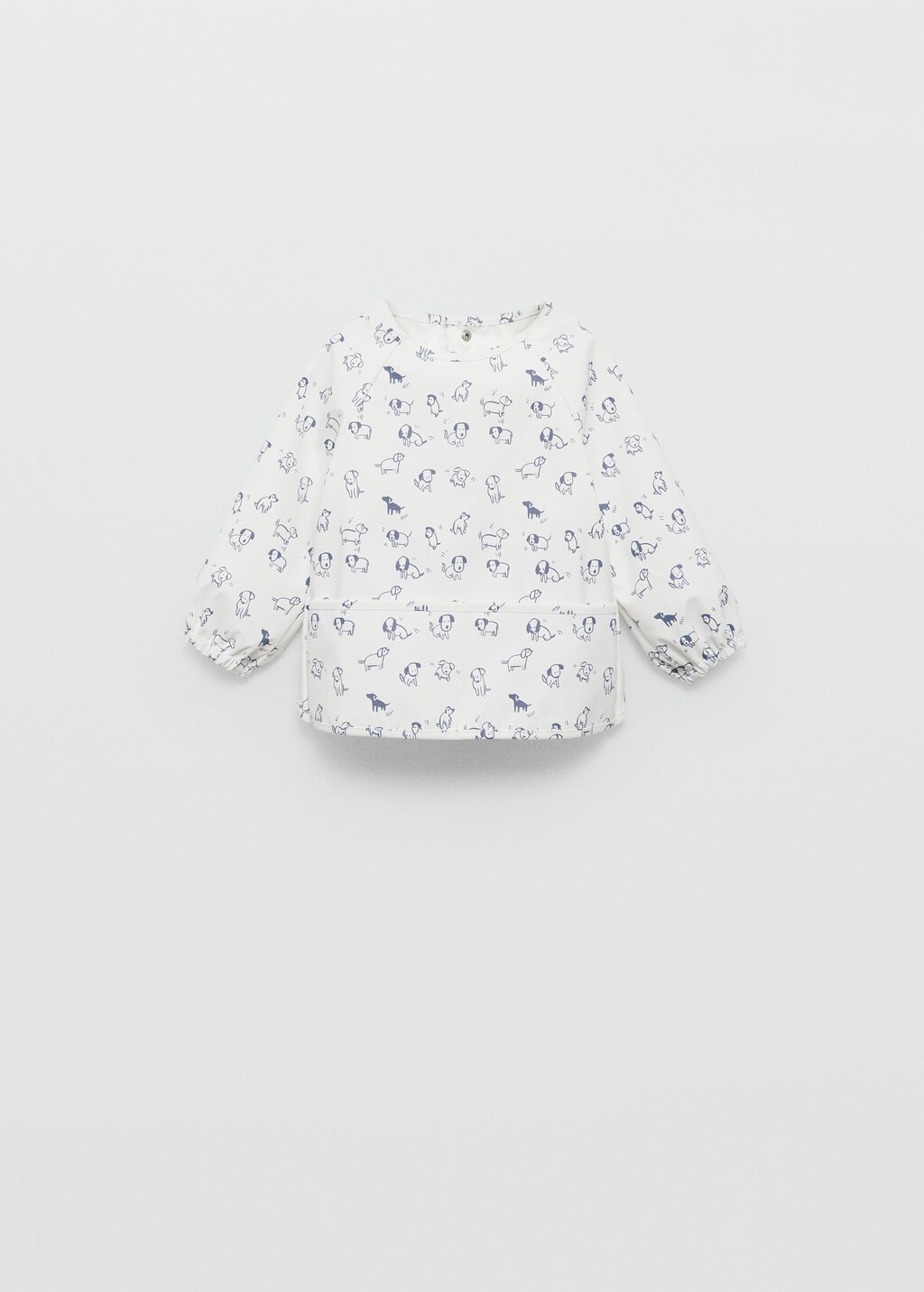 Children's bib with sleeves - Off White