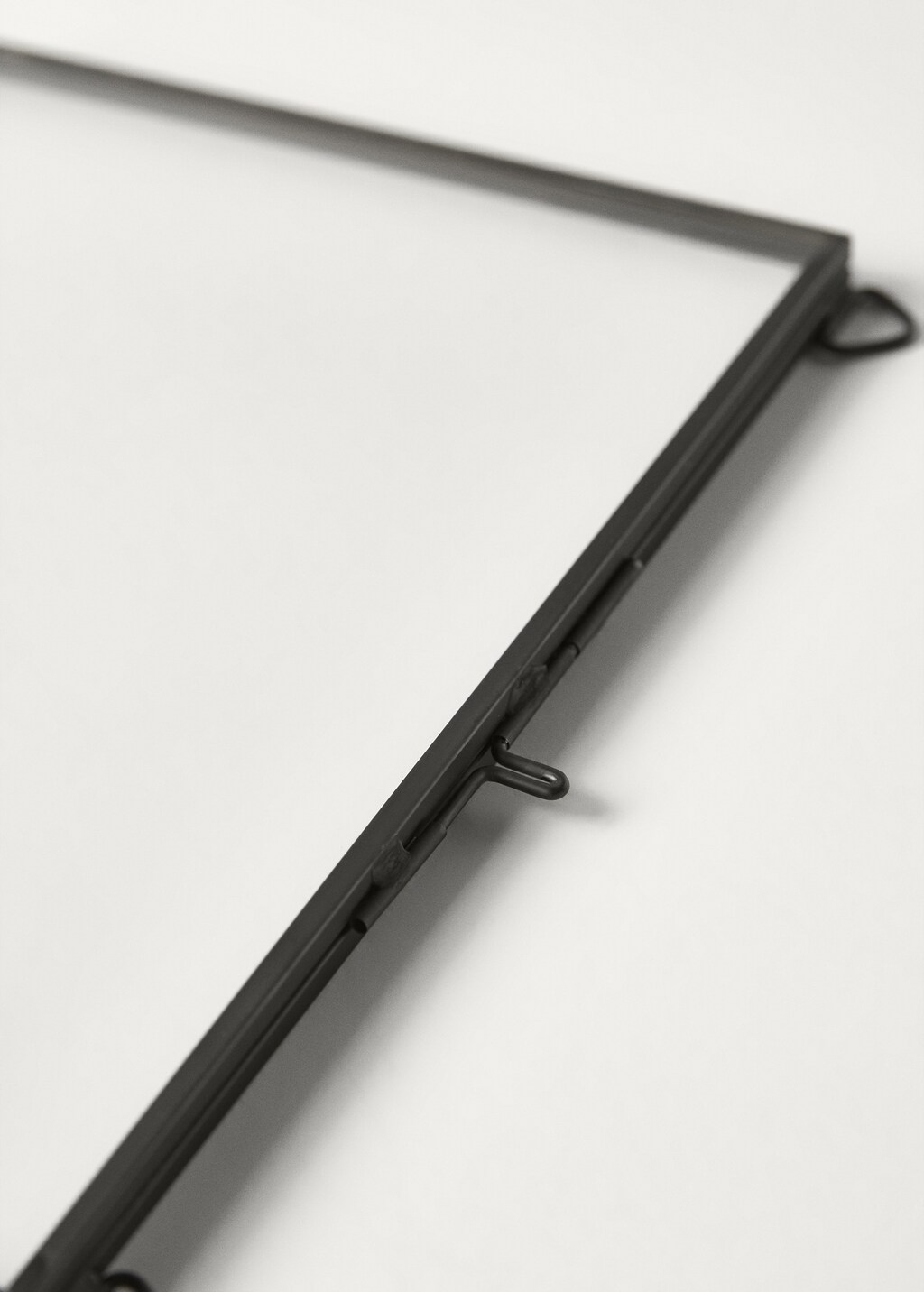 Rectangular metal frame - Black