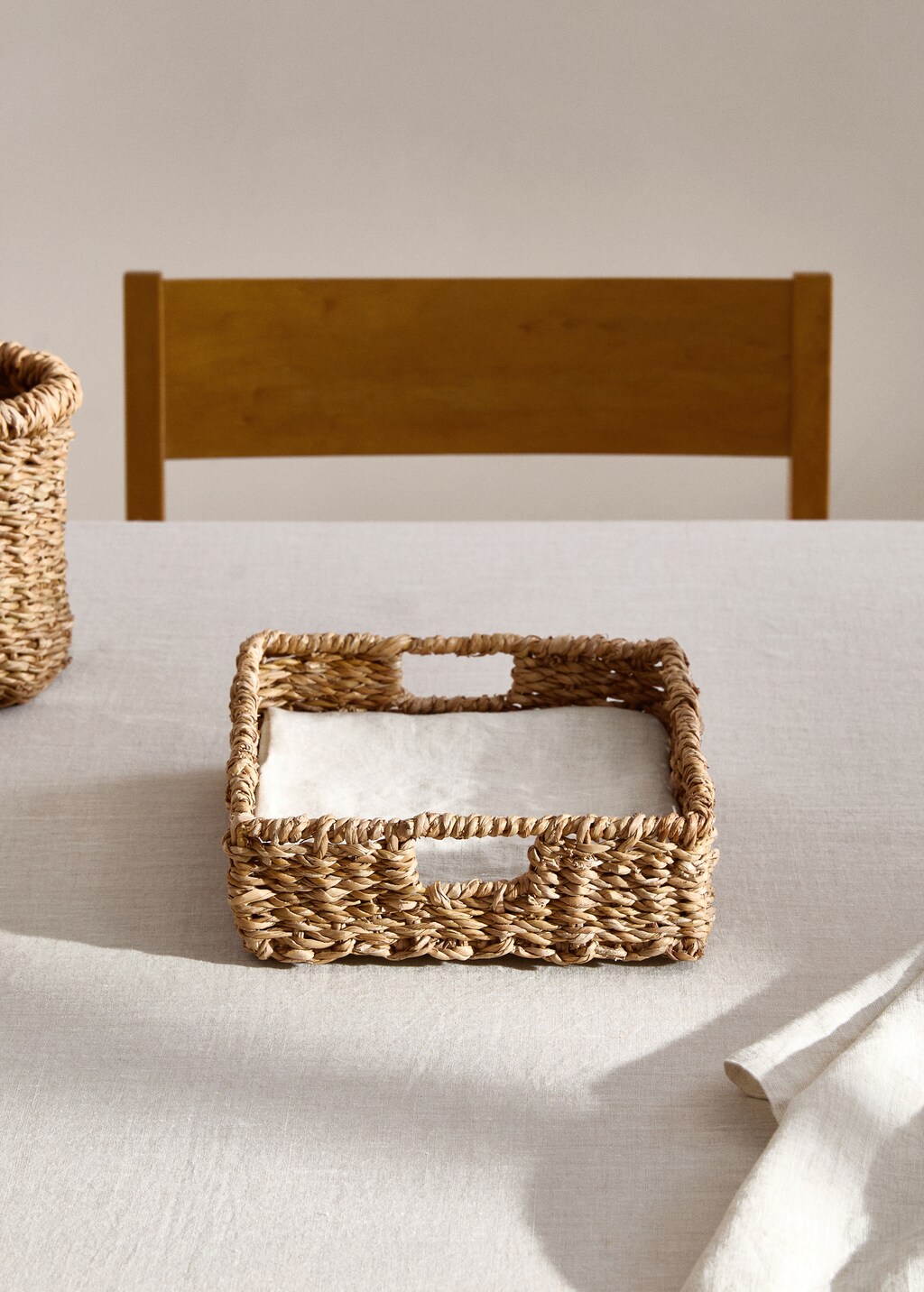 Nature fibers napking holder - Brown