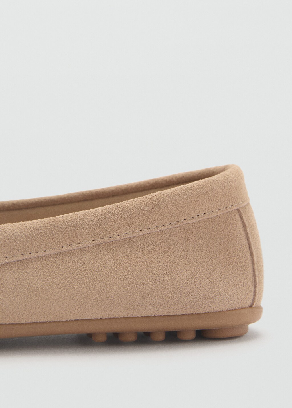 Suede penny loafers - Sand
