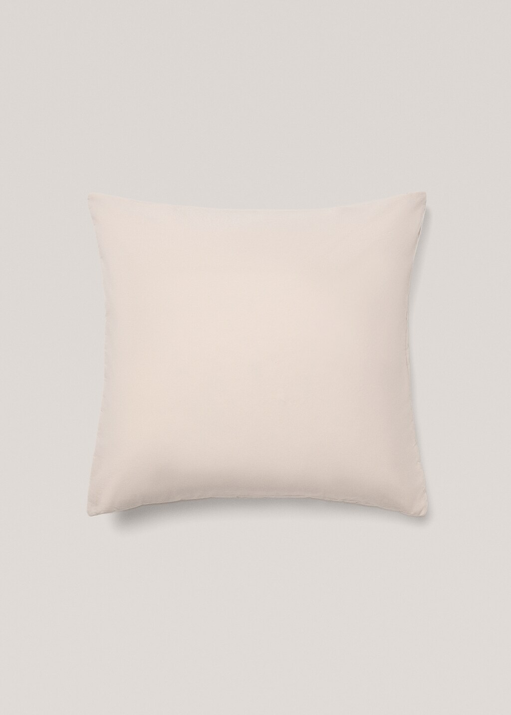 100% linen cushion cover 60x60cm - White