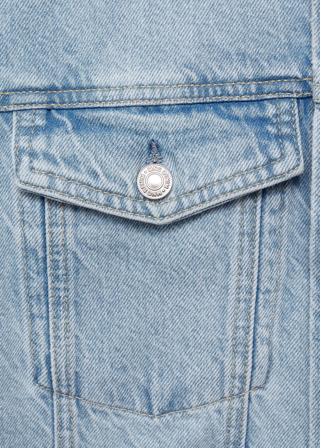 Denim jacket pockets - Black denim