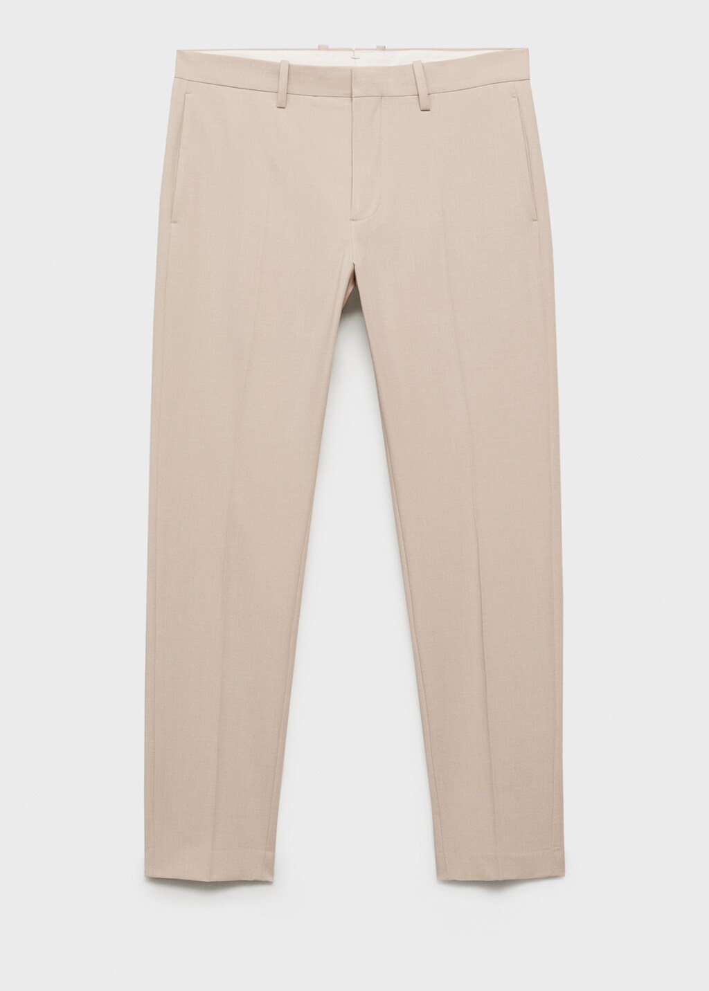 Stretch fabric super slim-fit suit trousers - Blue