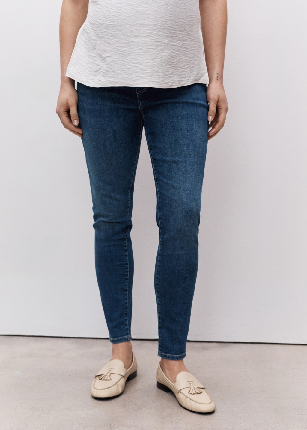 Maternity skinny jeans - Black denim