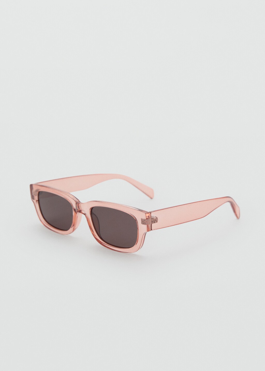Rectangular-frame sunglasses - Chocolate