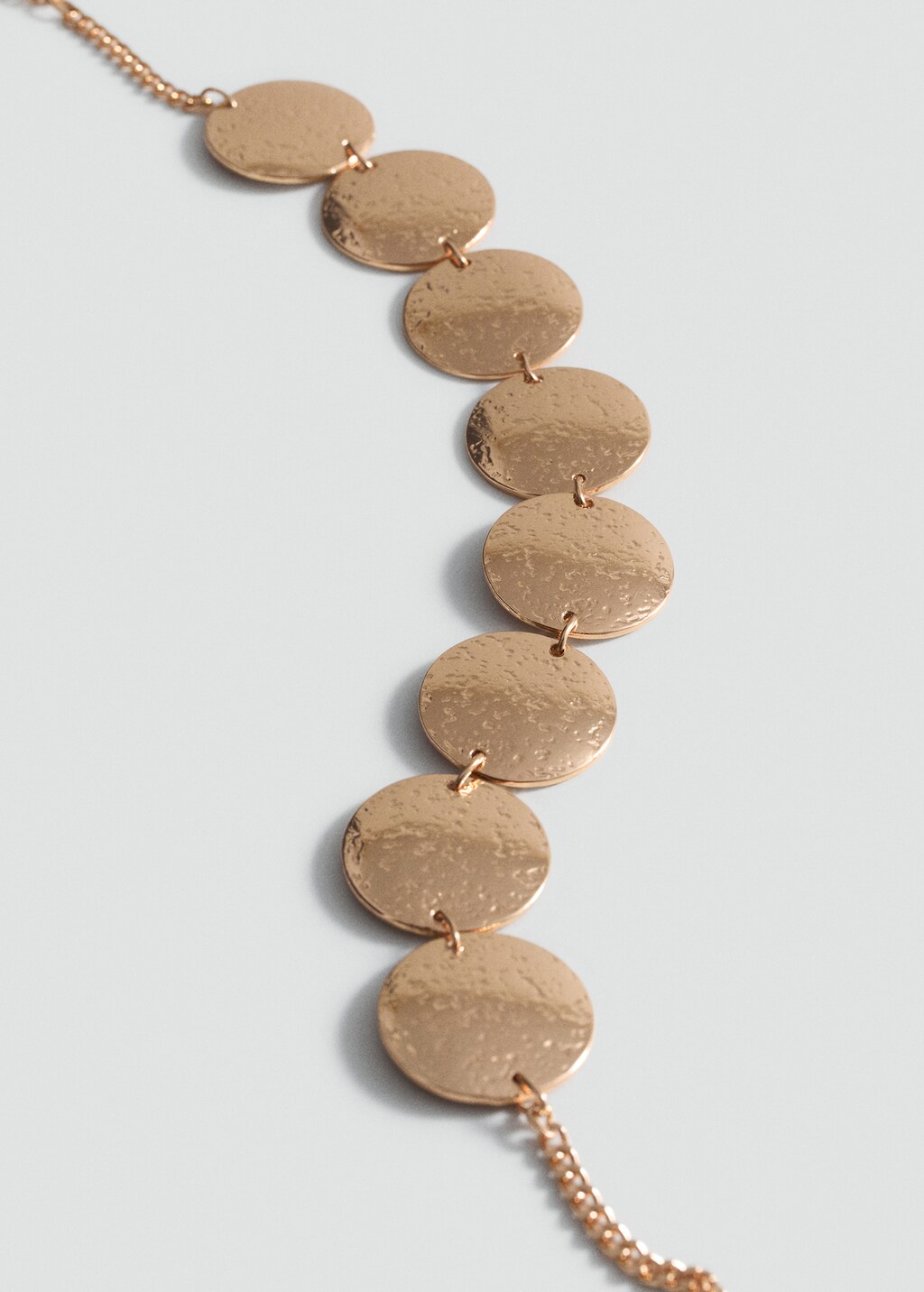 Coin charm necklace - Gold