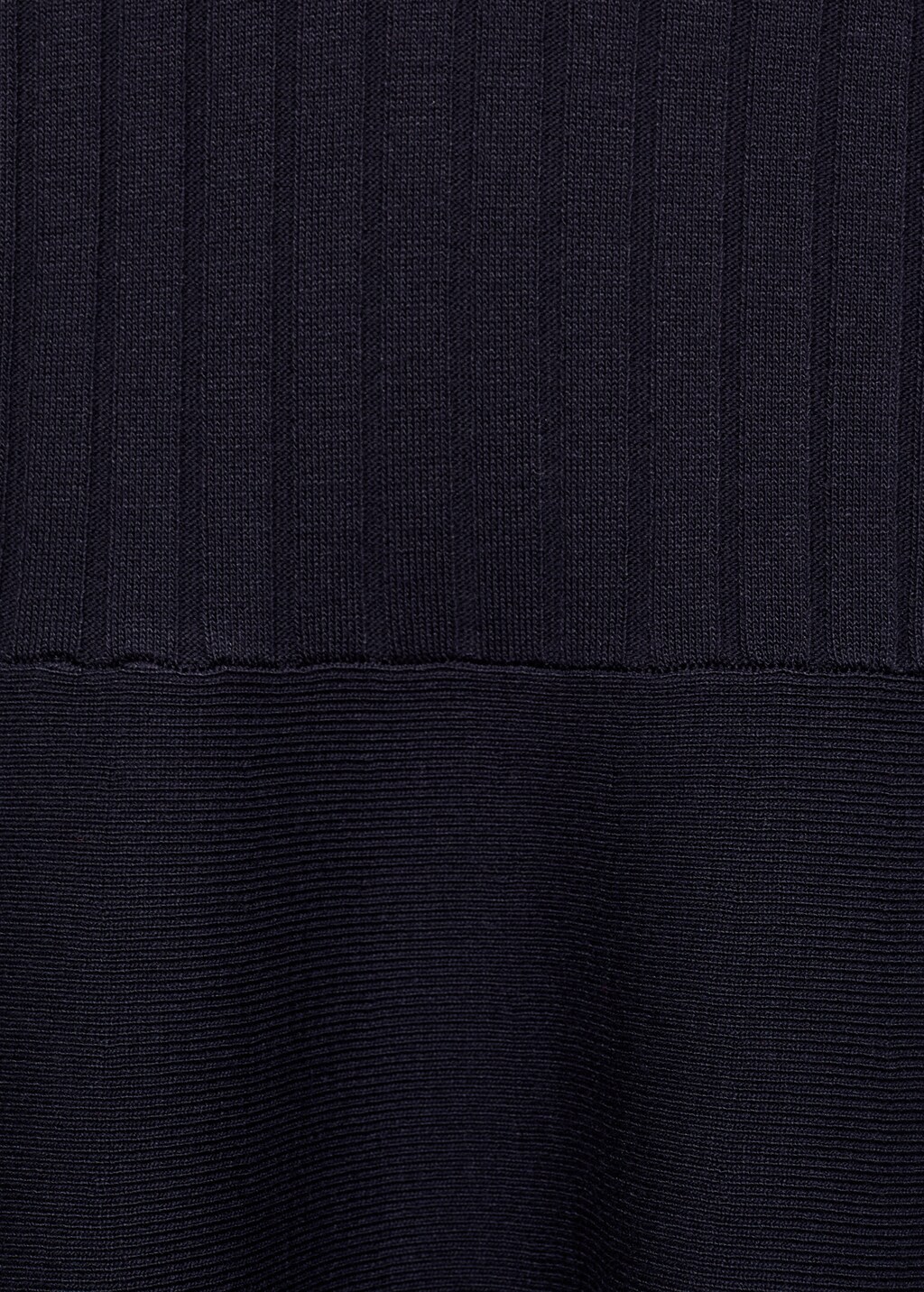 Button knit dress - Navy