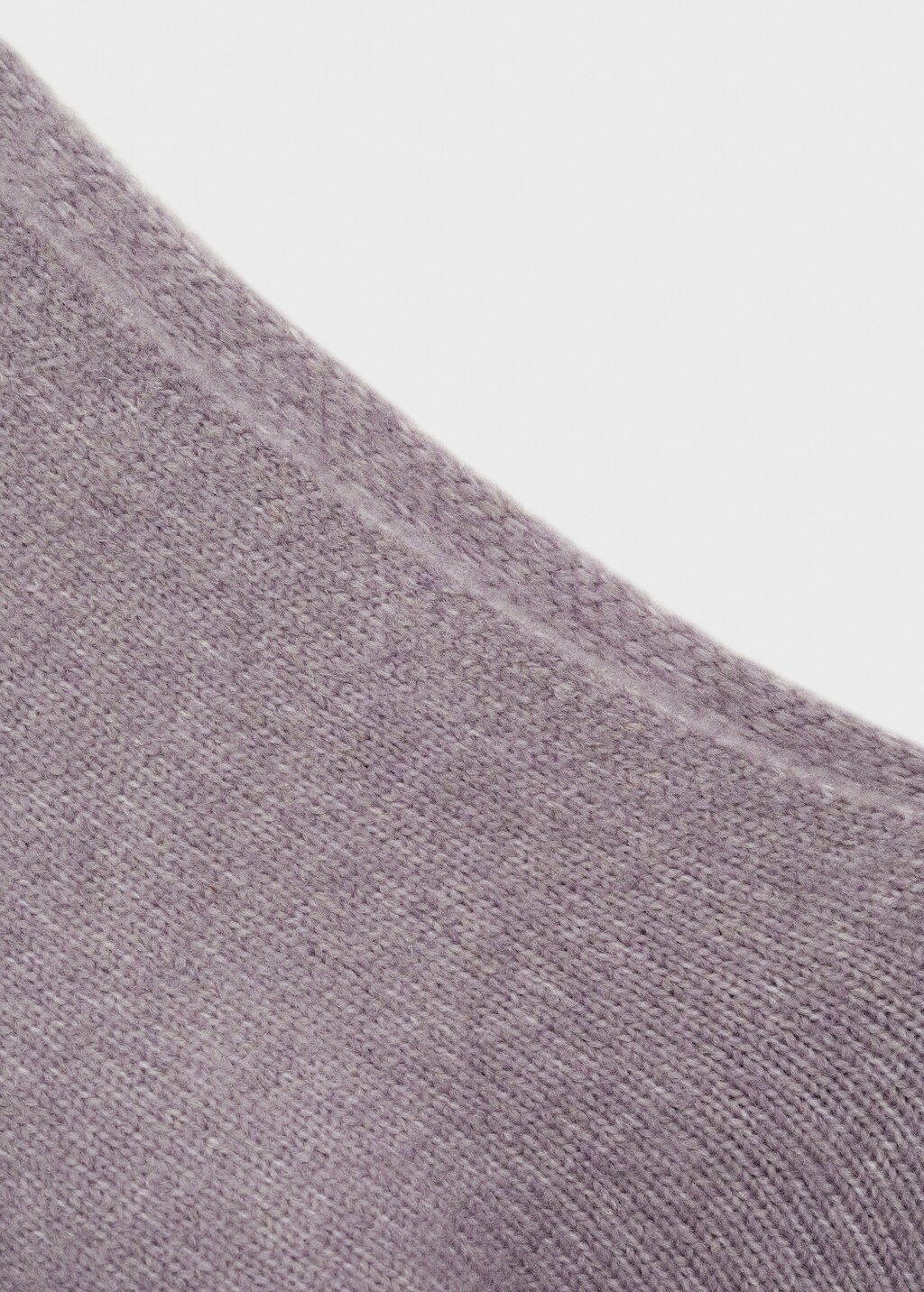 Asymmetrical wool-blend sweater - Light/Pastel Purple