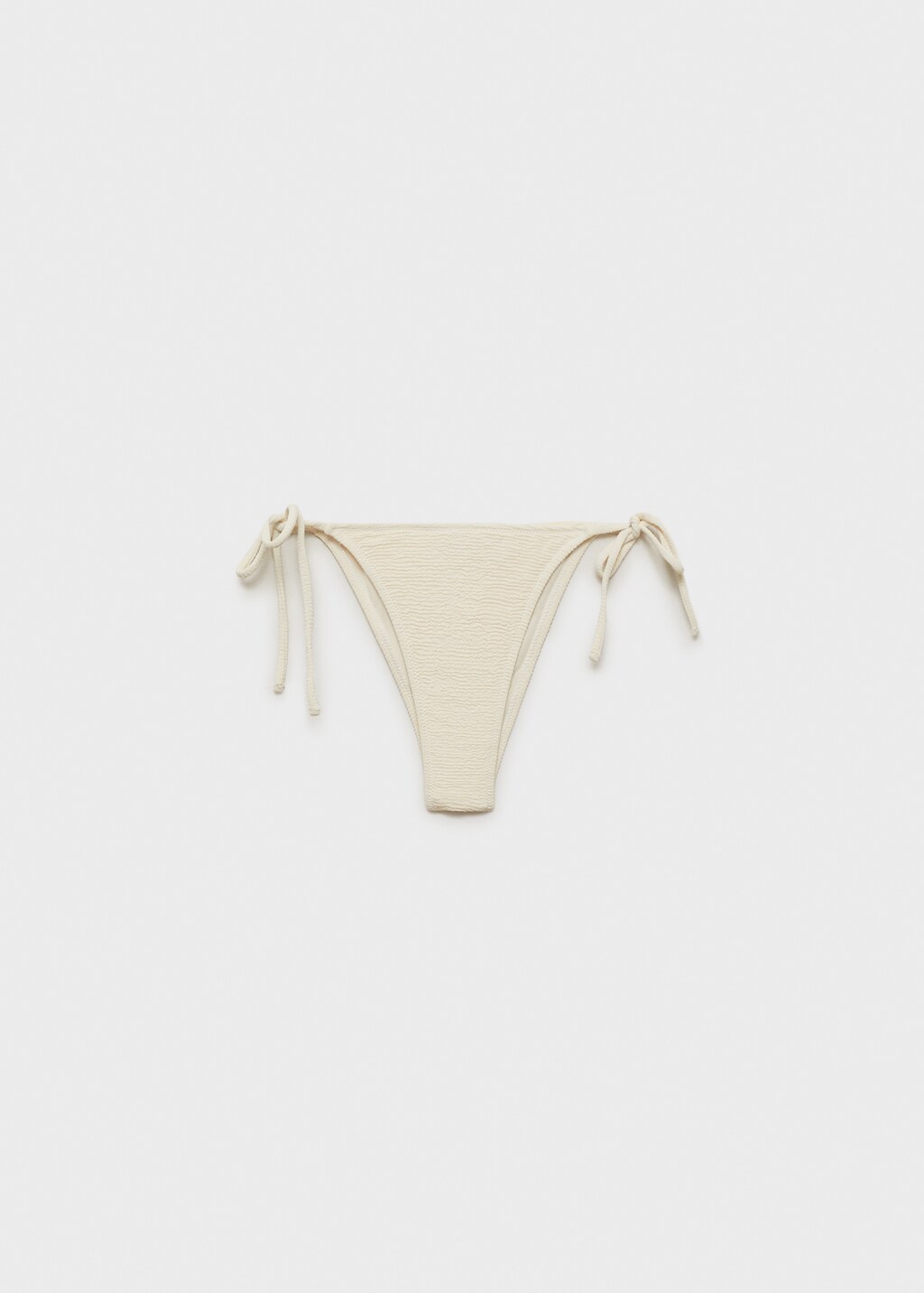 Bikini bottoms with bows - Ecru