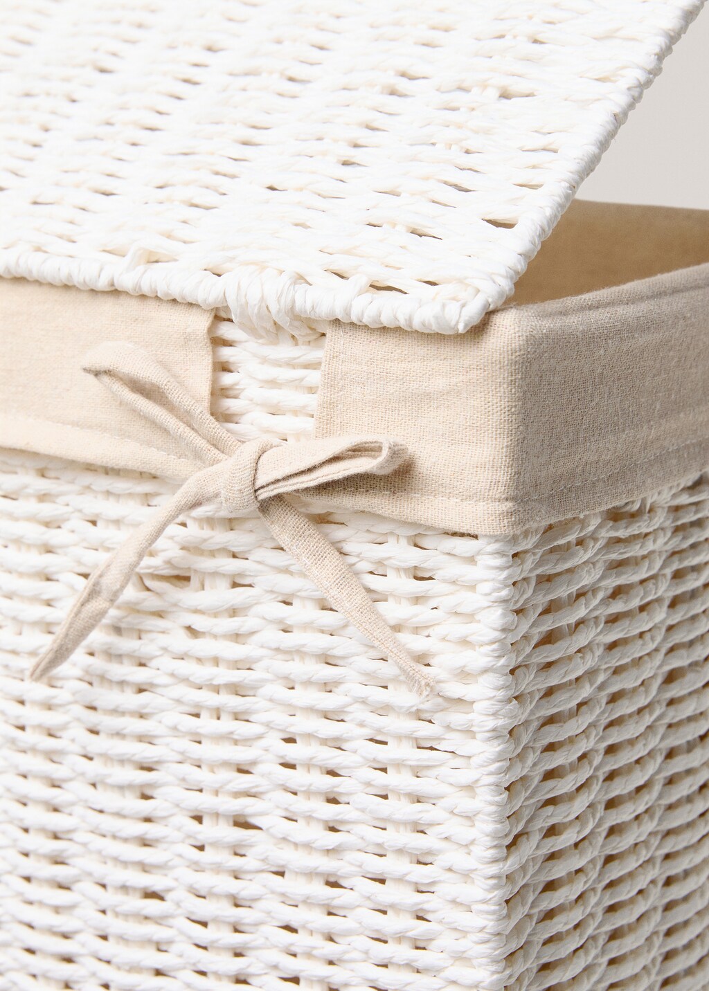 Large paper laundry basket - Grey