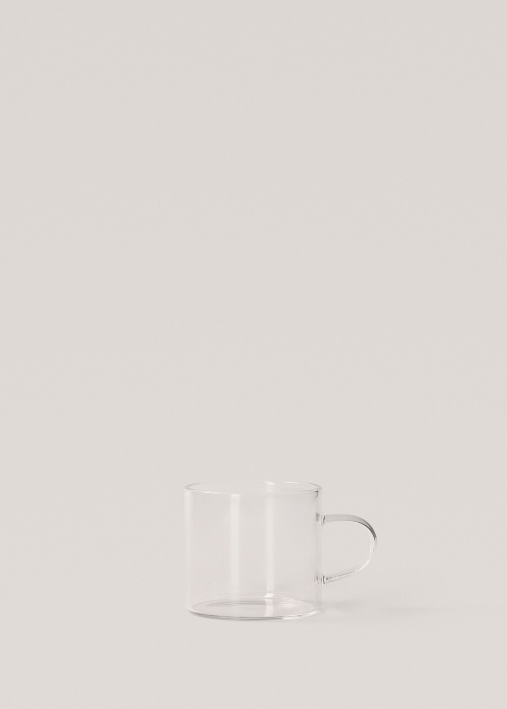 Borosilicate coffee cup 150ml - Ice Grey