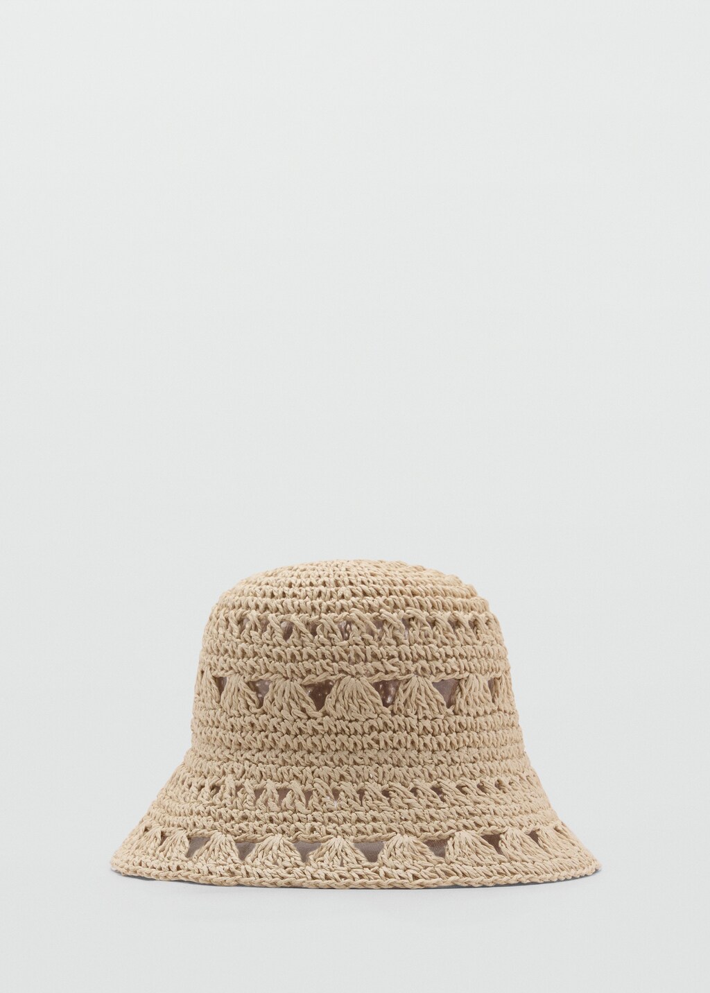 Straw bucket hat - Sand
