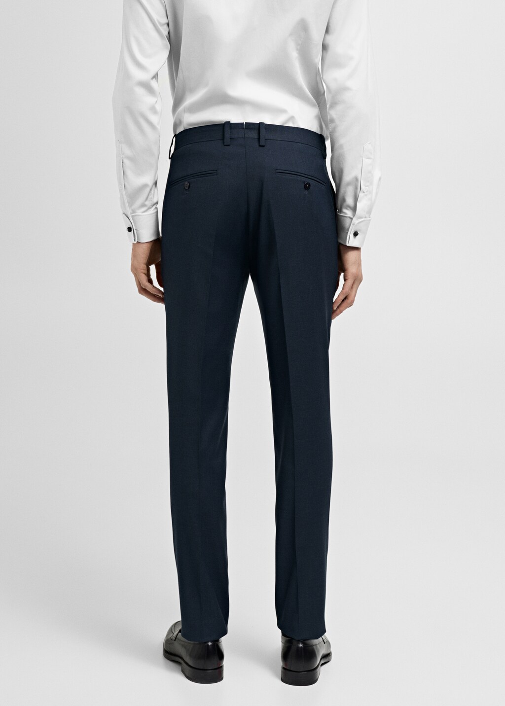 Milan slim-fit suit trousers - Grey