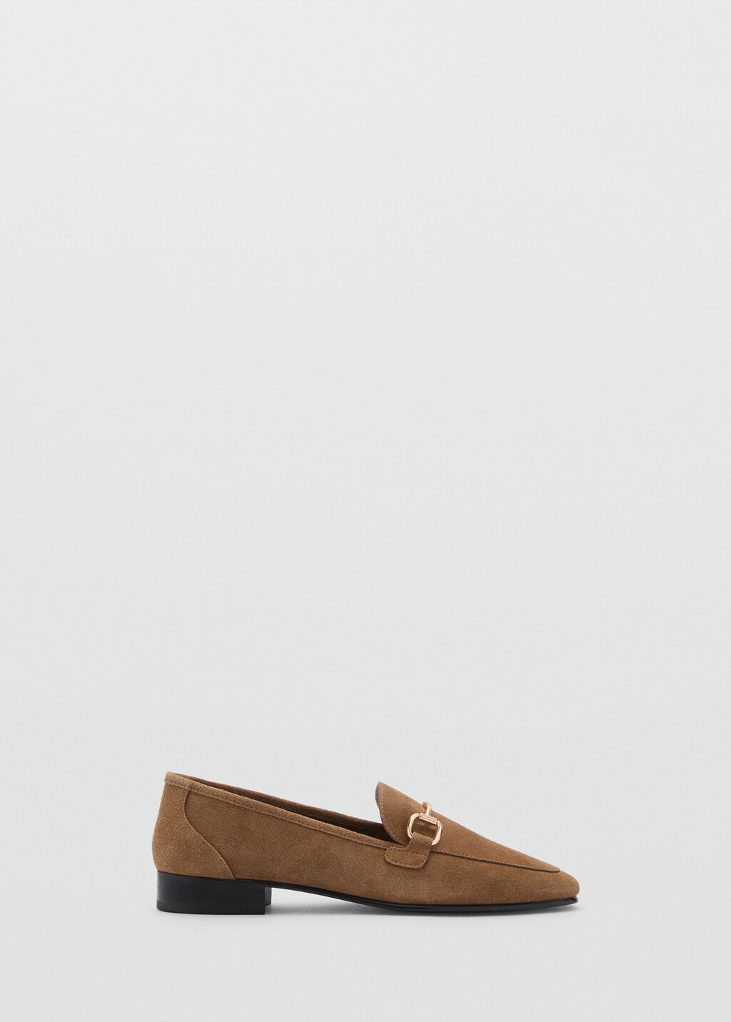 Buckle leather moccasins - Ecru