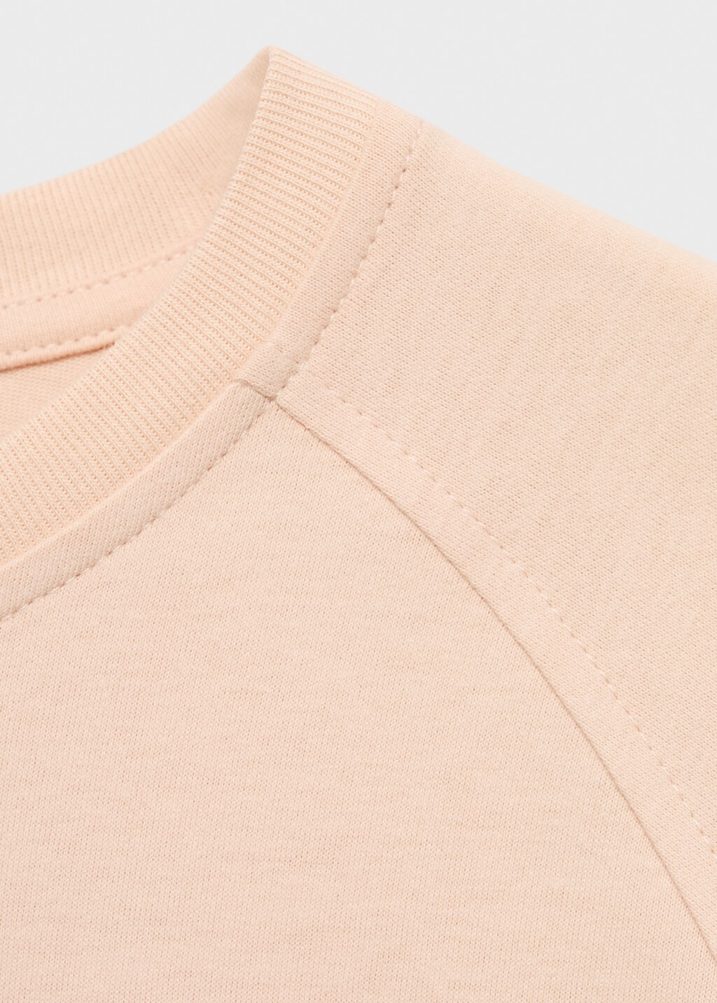 Cotton sweatshirt with soft finish - Aqua Green