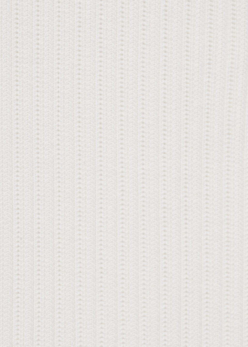 Fine-knit ribbed cotton polo shirt - White