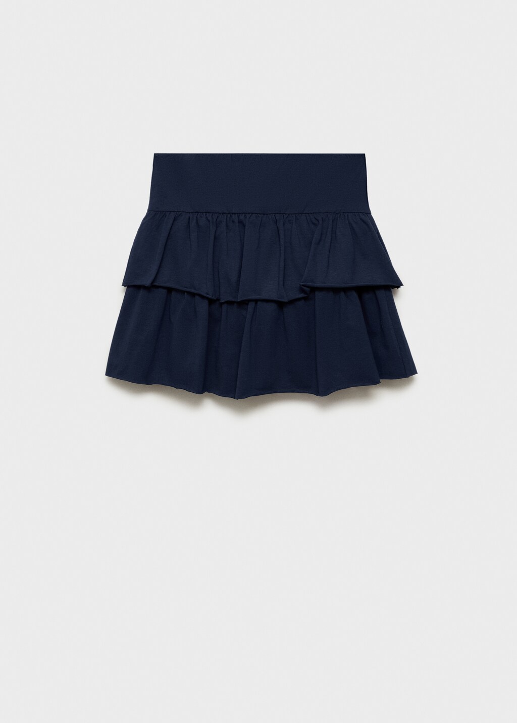 Ruffled mini-skirt - Off White