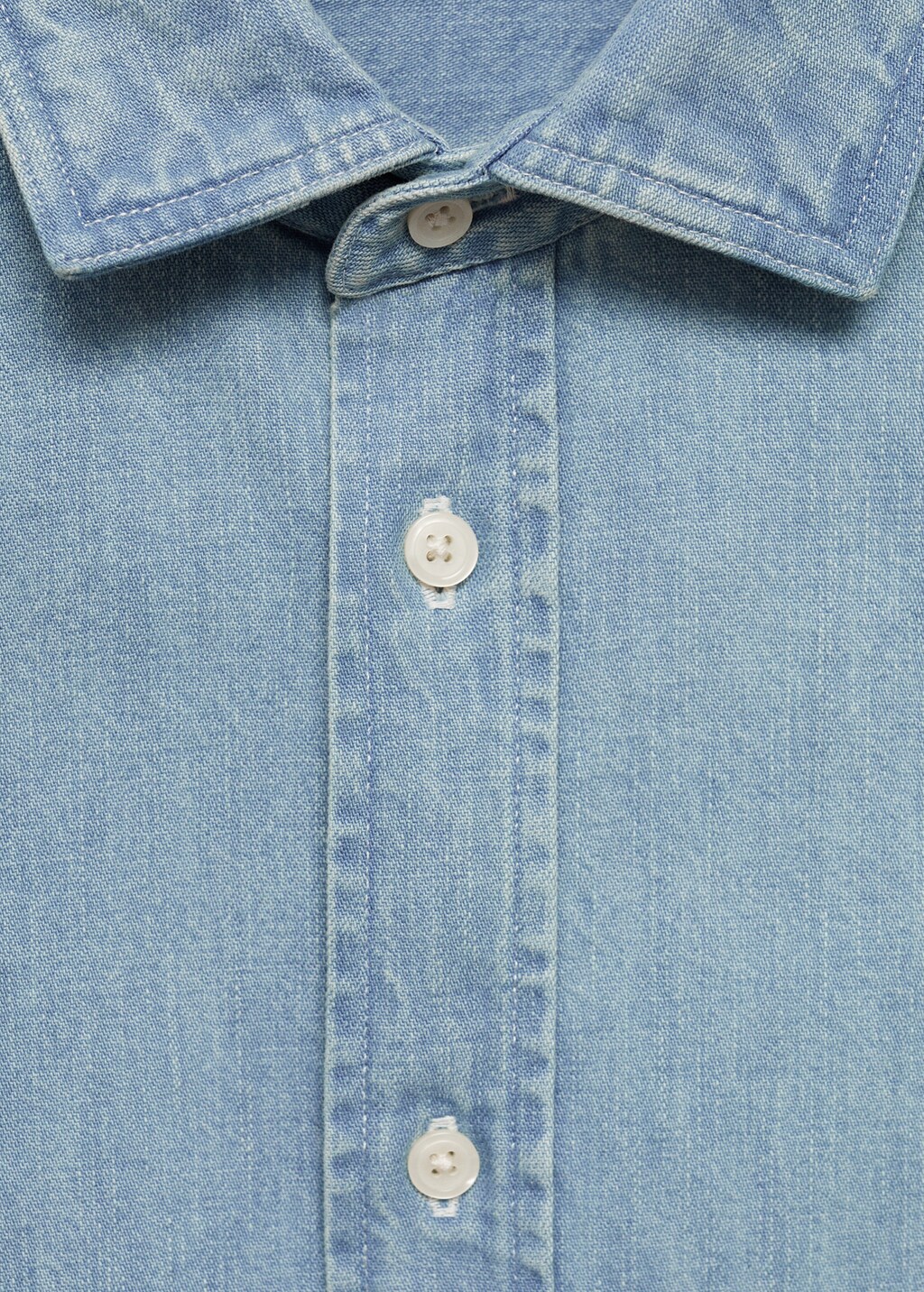 Regular fit denim shirt - Medium Blue