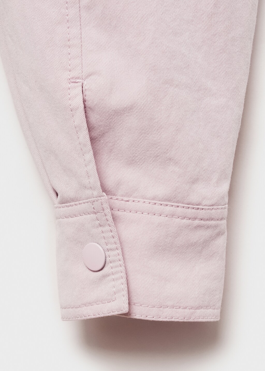 Gathered denim jacket - Lilac