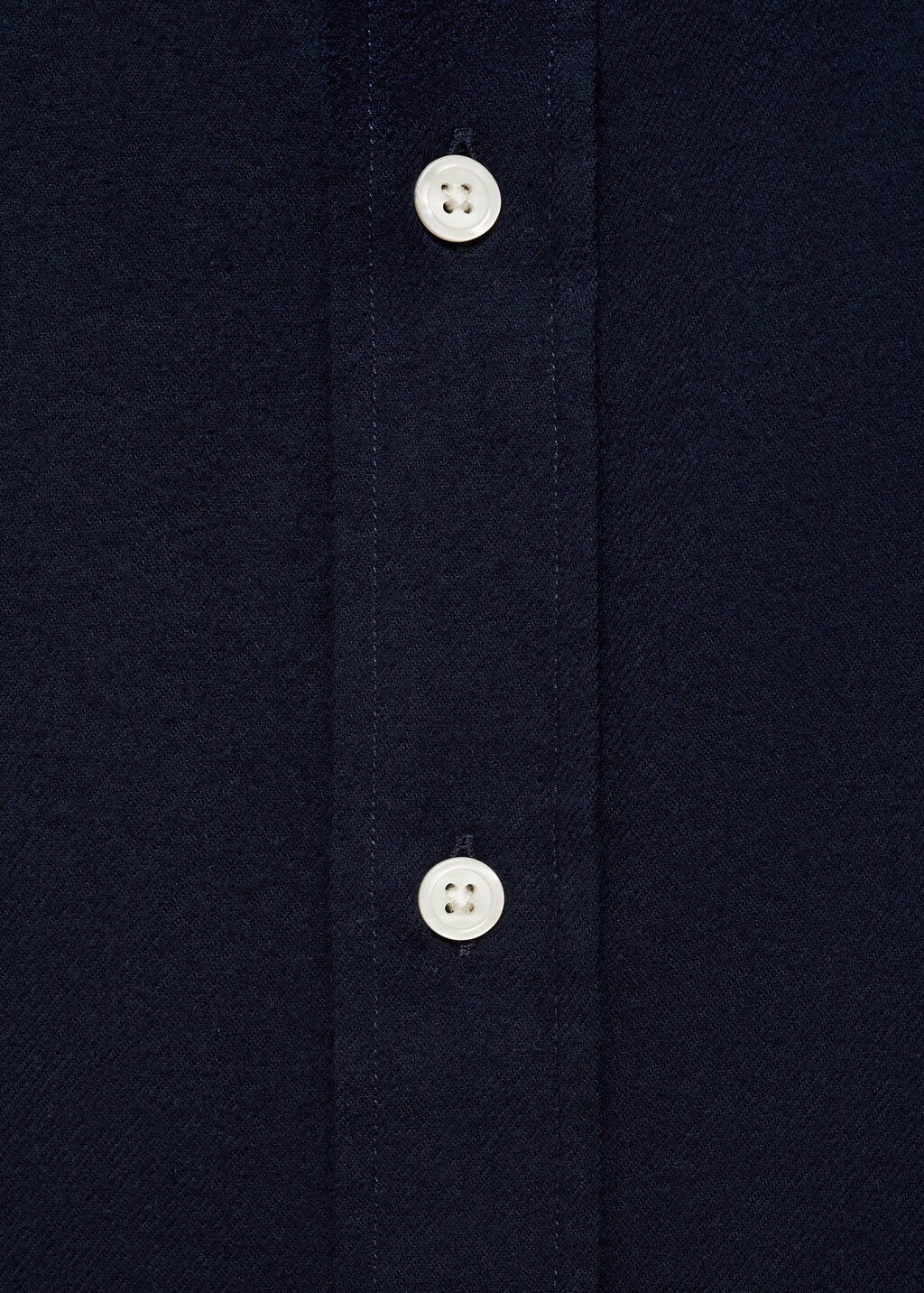 100% cotton flannel regular-fit shirt - Light/Pastel Grey