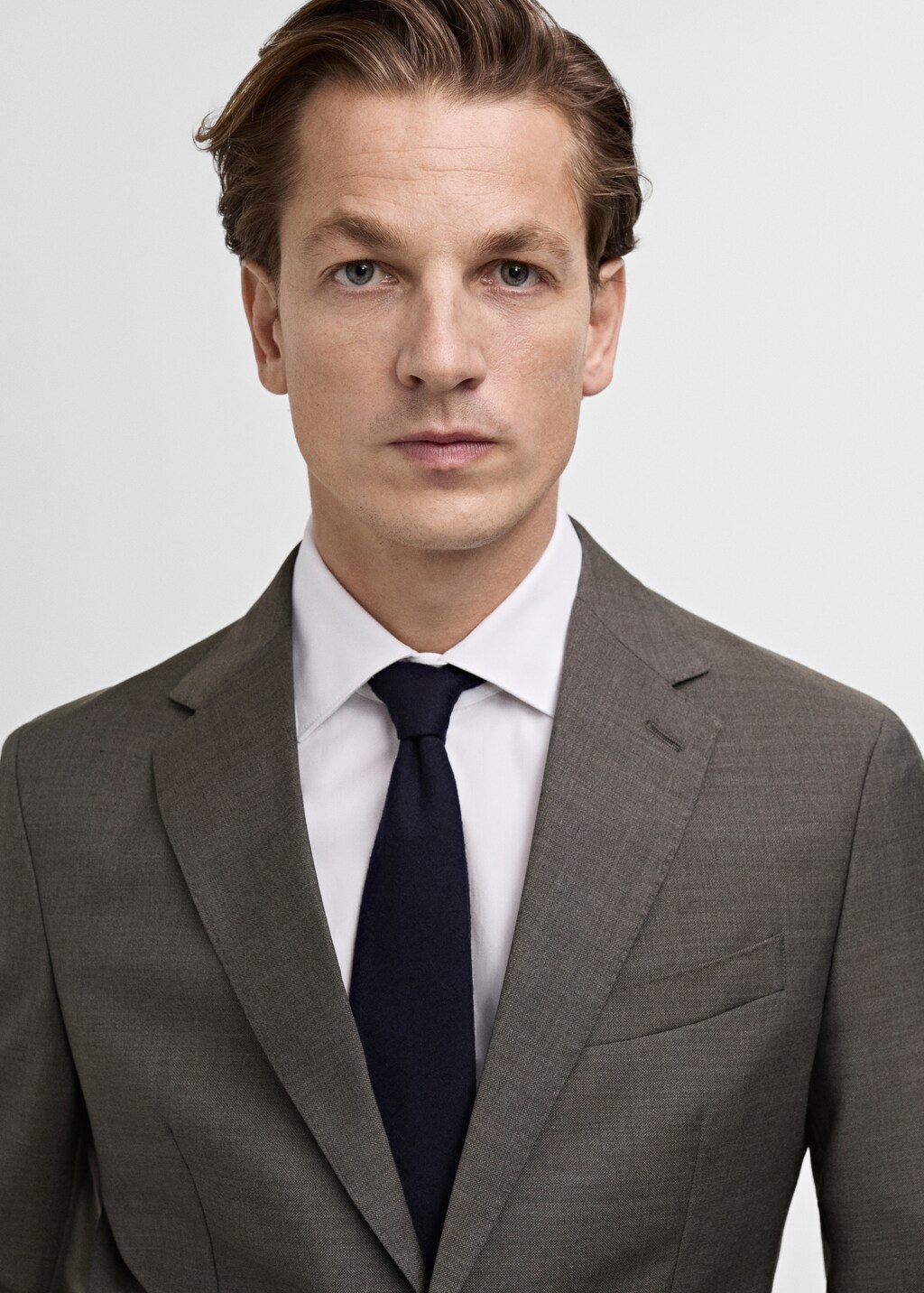 Venice 100% virgin wool suit jacket - Grey