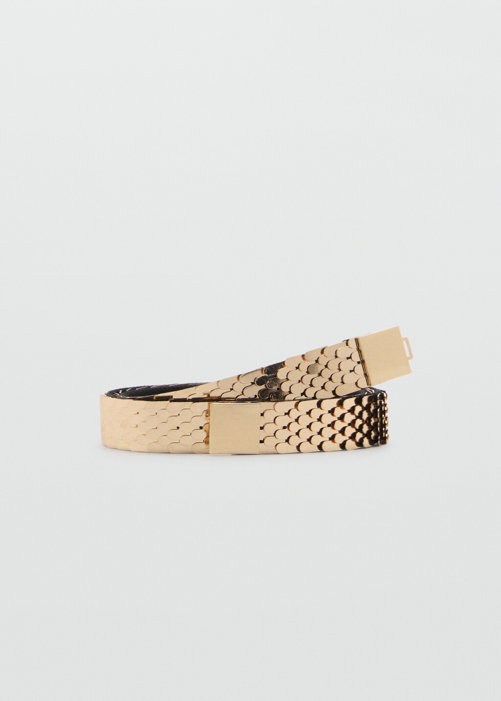 Skinny metal belt - Silver