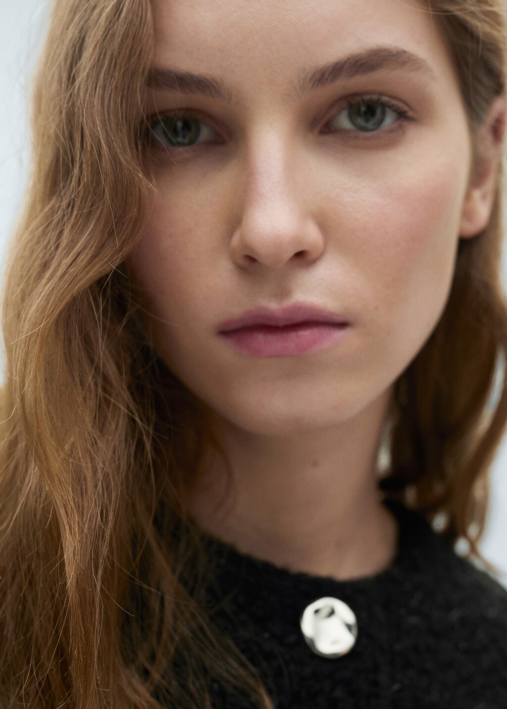 Shiny bouclé jacket - Black