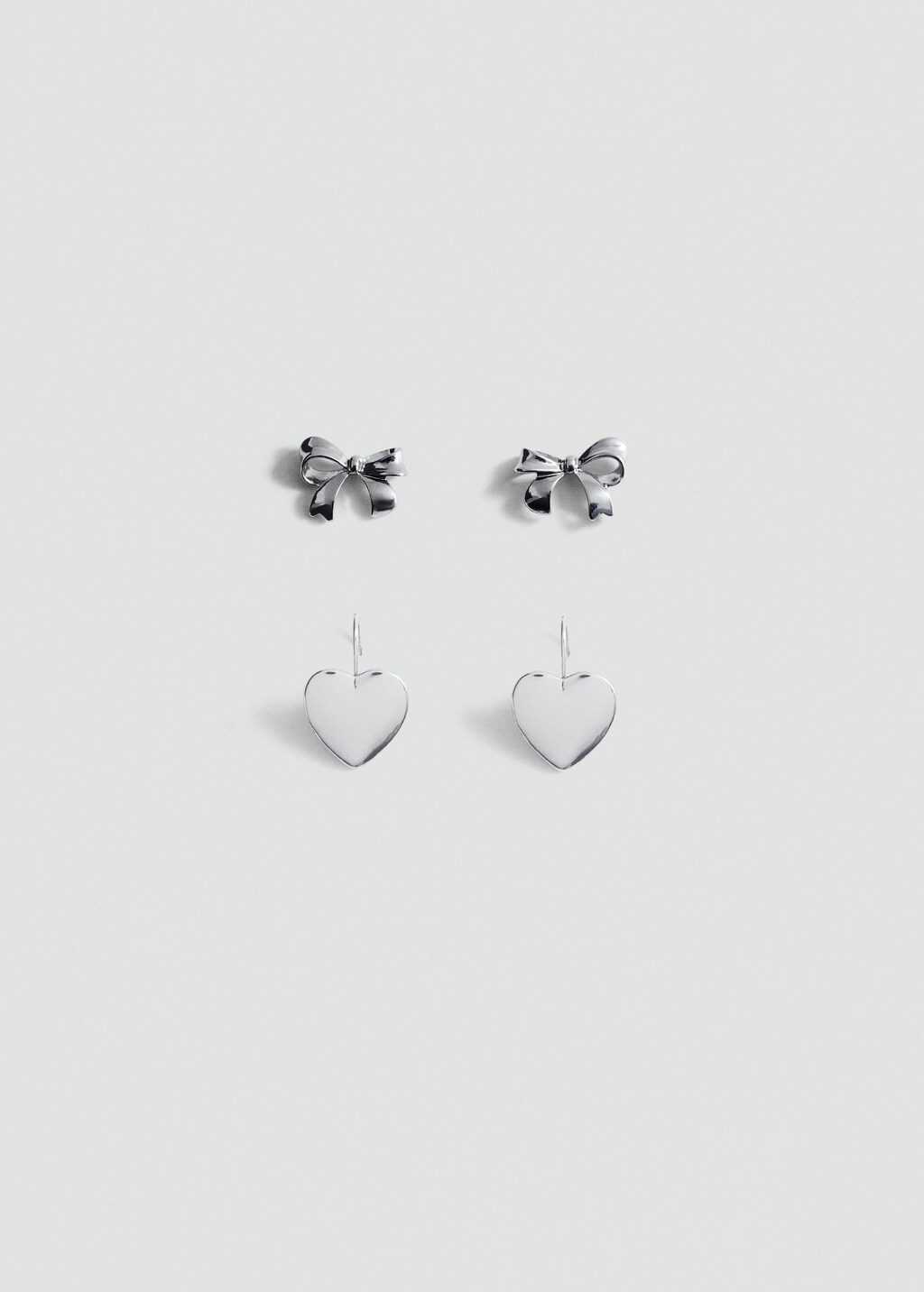 Combined earring set - Gold