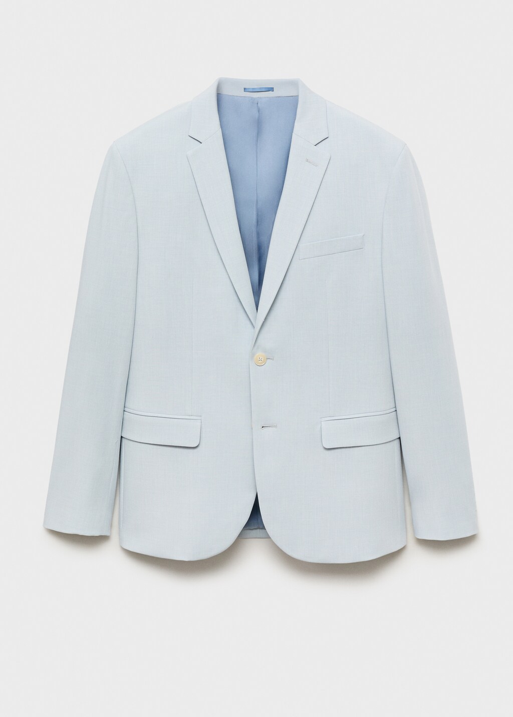 Super slim-fit suit jacket in stretch fabric - Beige